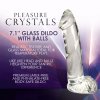 Glass Dildo with Balls