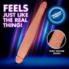 JOCK 13 Inch Tapered Double Dong Flesh