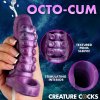 Tentacle Squirting Silicone Penis Enhancer - Purple