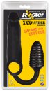 XXXPander Sheath with Ribbed Plug - Black
